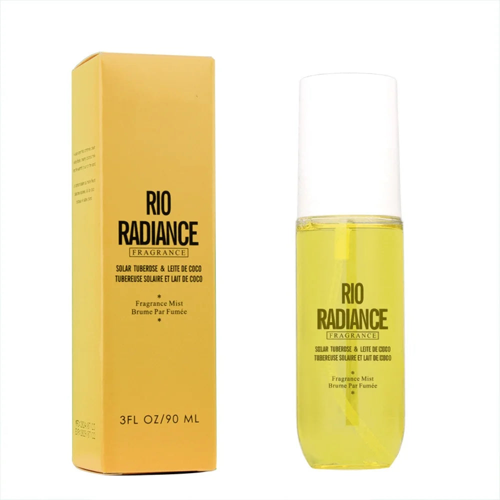 Natural alcohol-free and low-allergen liquid perfume spray that can be used on hair, body and clothing. Water-based, natural oils.