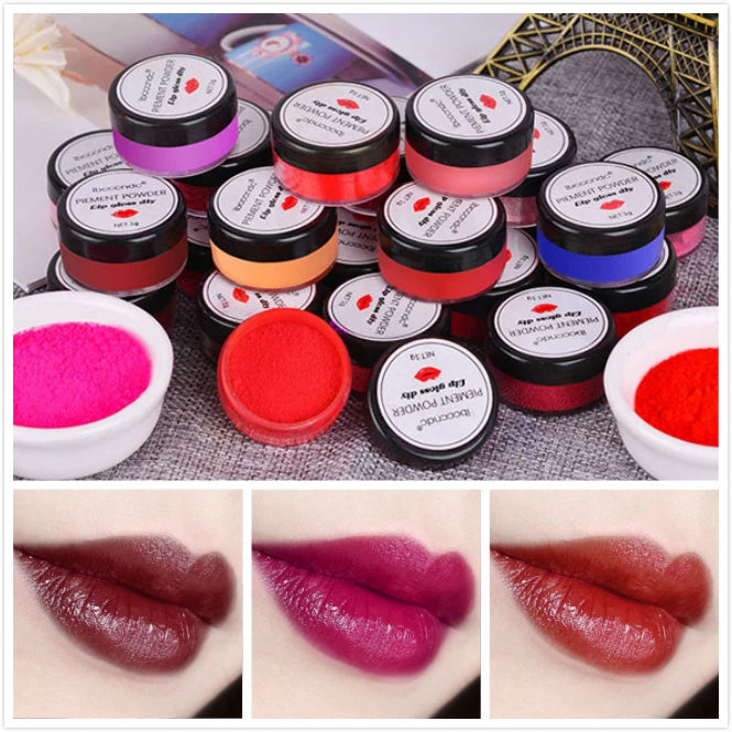 1g Brand New DIY Lip gloss Pigment Powder - Lipstick Pigment for DIY Lip gloss, Powder Pigment Makeup Lip Stick Comestics
