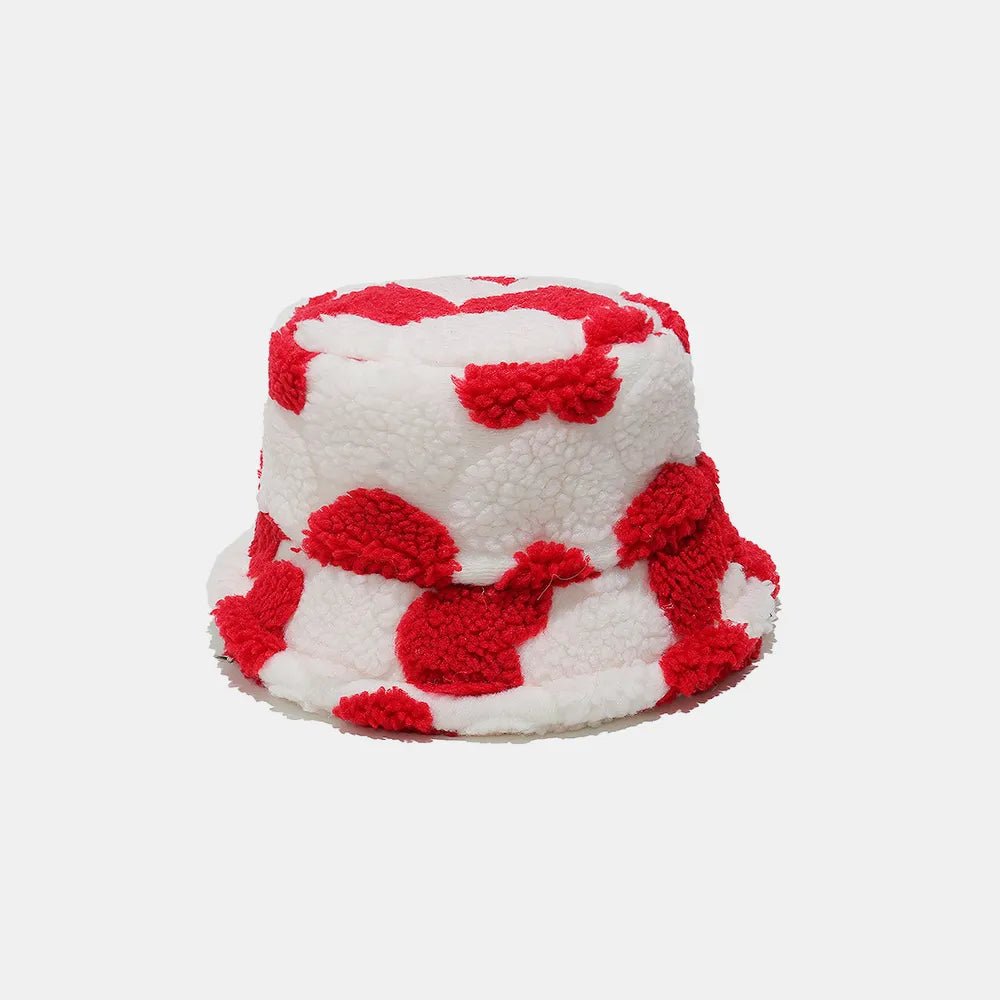 Contrast Heart Bucket Hat - Nikki and Co Boutique