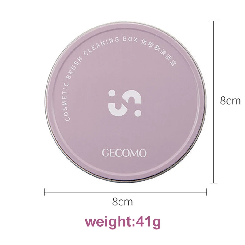 Makeup Brush Cleaning Box, Quick Clean Sponge, Eyeshadow Brushes - Dry Cleaner Cosmetic Wash Clean Powder Tool, Makeup Accessories