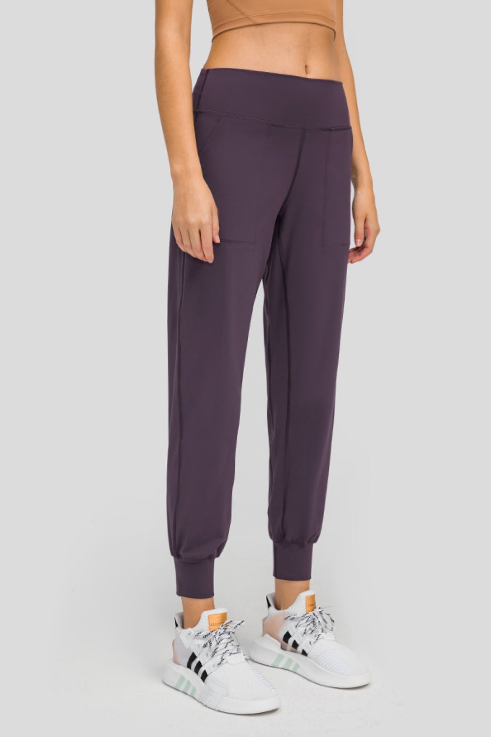 Millennia Wide Waistband Slant Pocket Pants | Nikki & Co. Boutique