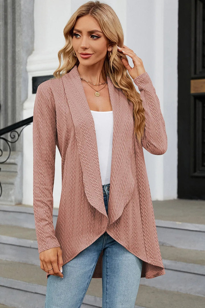 Open Front Long Sleeve Cardigan | Nikki &amp; Co. Boutique