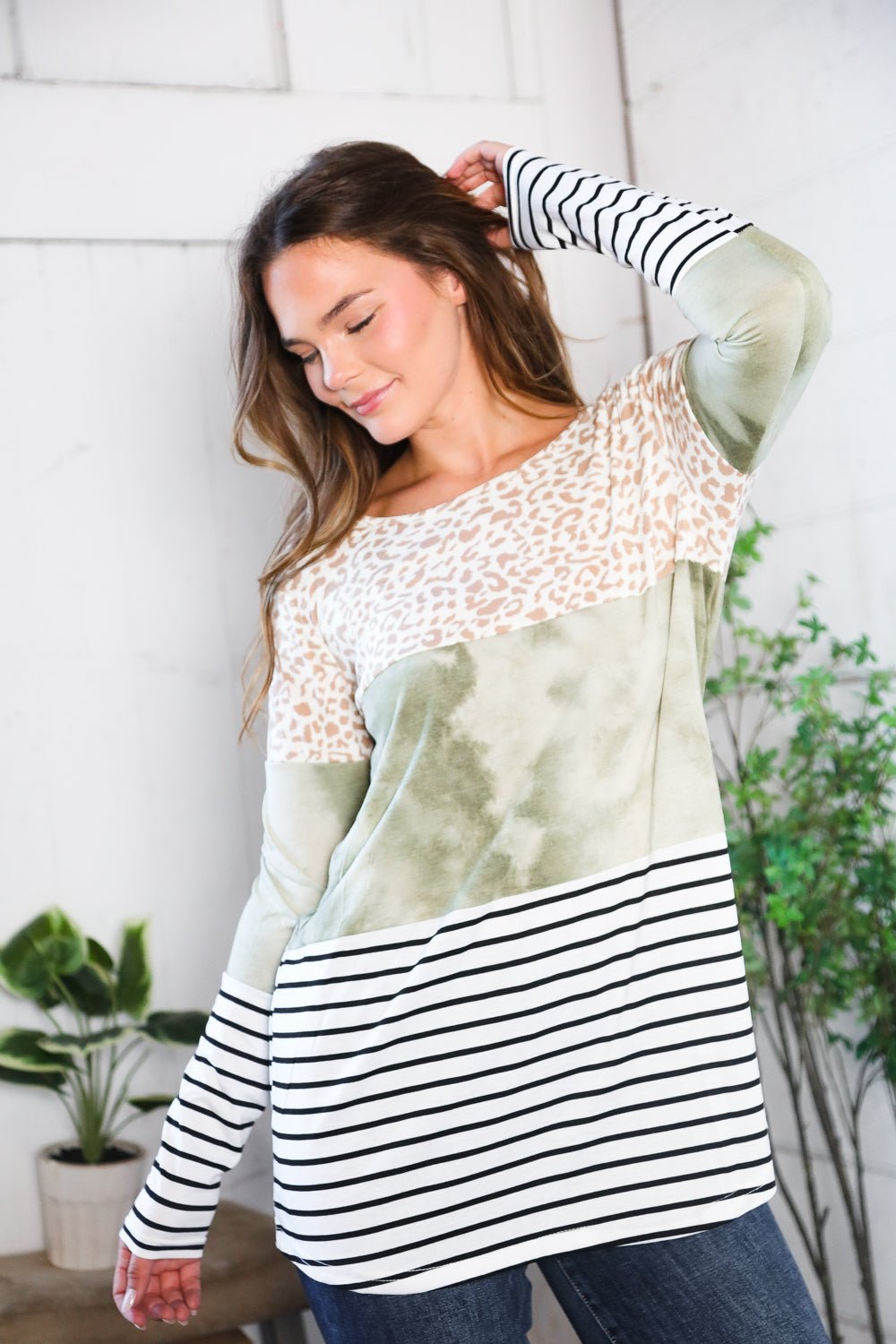 A Bold Blend Long Sleeve Tees - Nikki &amp; Co. Boutique