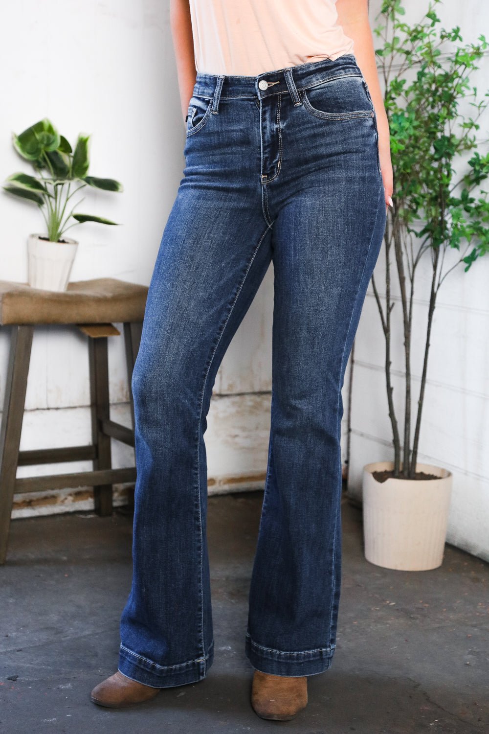 Judy Blue High Waist Flare Denim - Nikki and Co Boutique