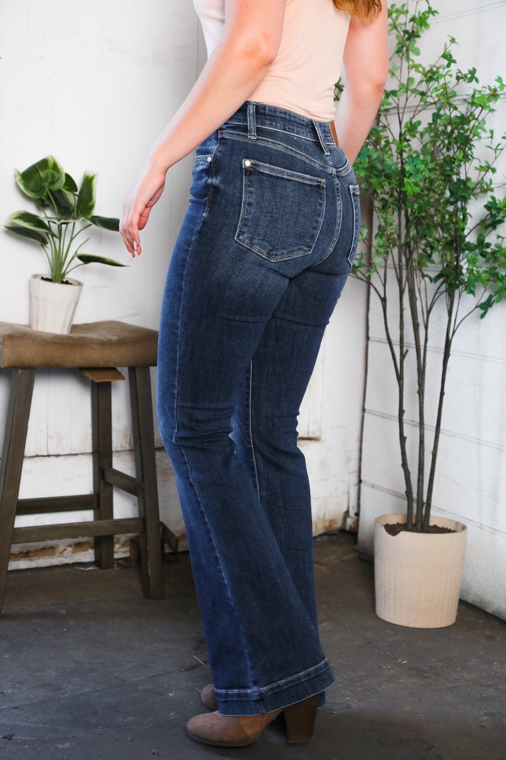 Judy Blue High Waist Flare Denim - Nikki and Co Boutique