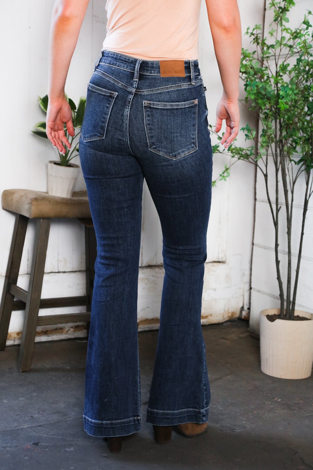 Judy Blue High Waist Flare Denim - Nikki and Co Boutique