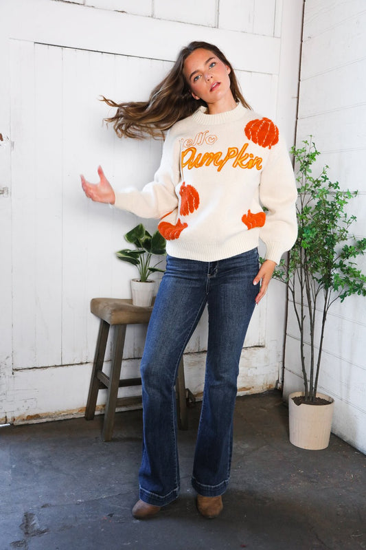 Hello Gourd - geous Pumkin Patch Pullover - Nikki and Co Boutique