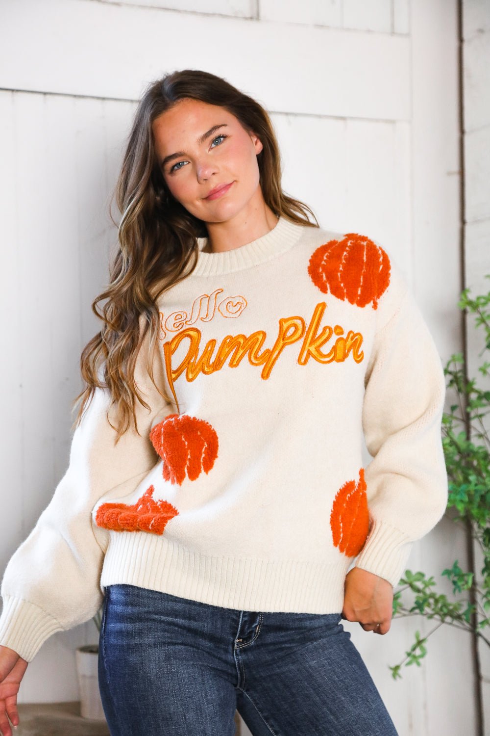 Hello Gourd - geous Pumkin Patch Pullover - Nikki and Co Boutique