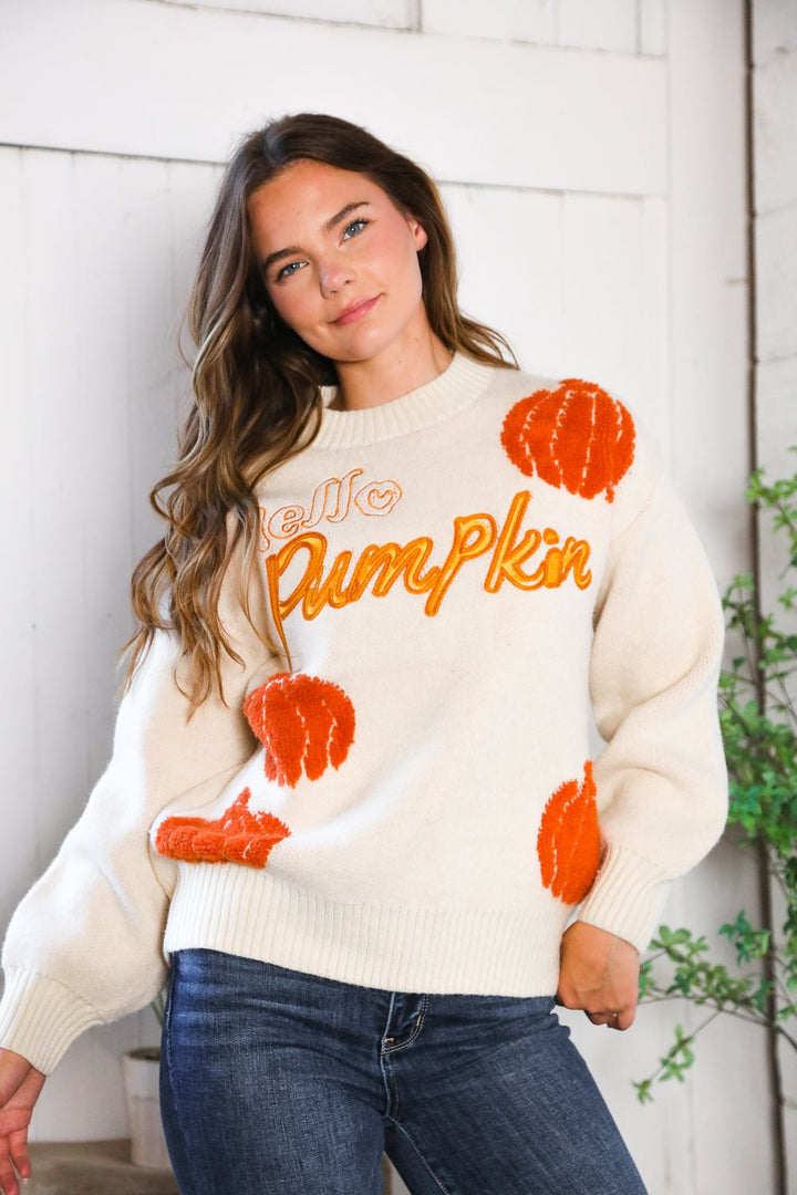 Hello Gourd-geous Pumkin Patch Pullover | Nikki &amp; Co. Boutique