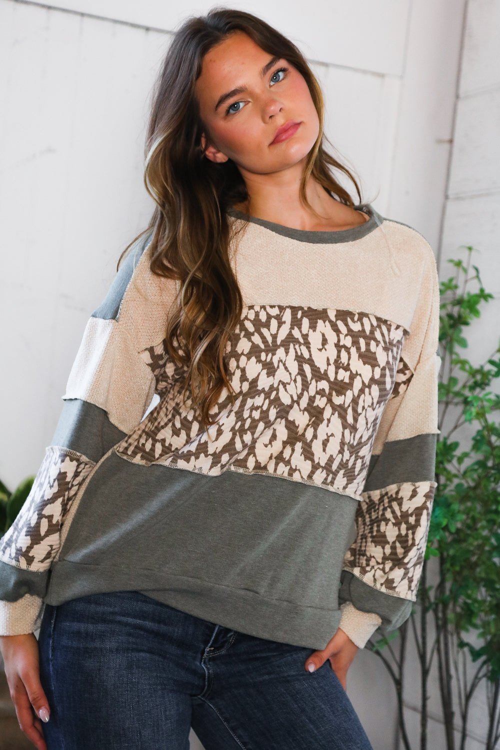 The Wanderer French Terry Pullover - Nikki and Co Boutique