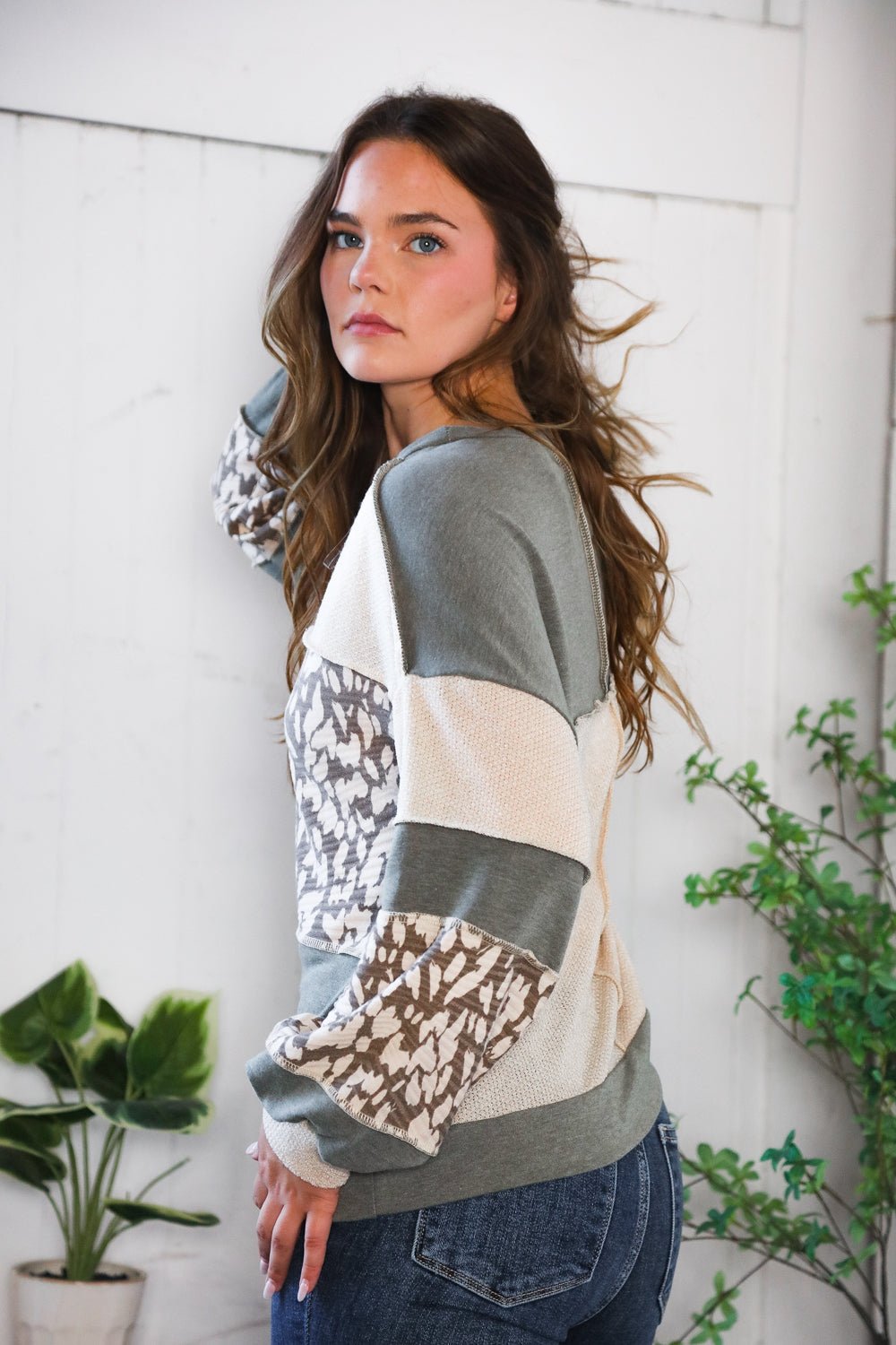 The Wanderer French Terry Pullover - Nikki and Co Boutique