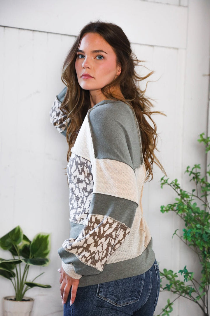 The Wanderer French Terry Pullover | Nikki &amp; Co. Boutique