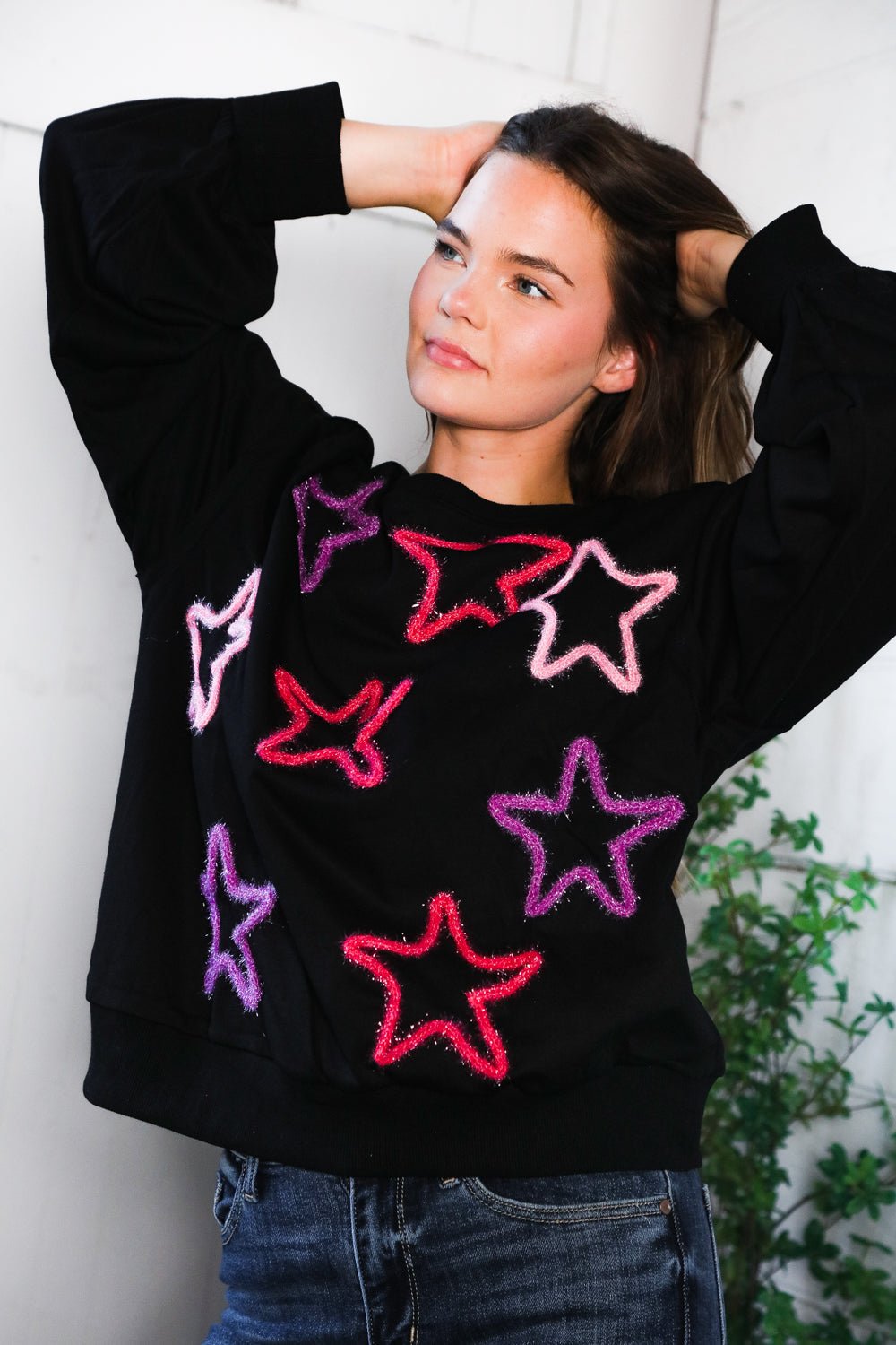 You Gave Me The Stars Cozy Sweater - Nikki and Co Boutique