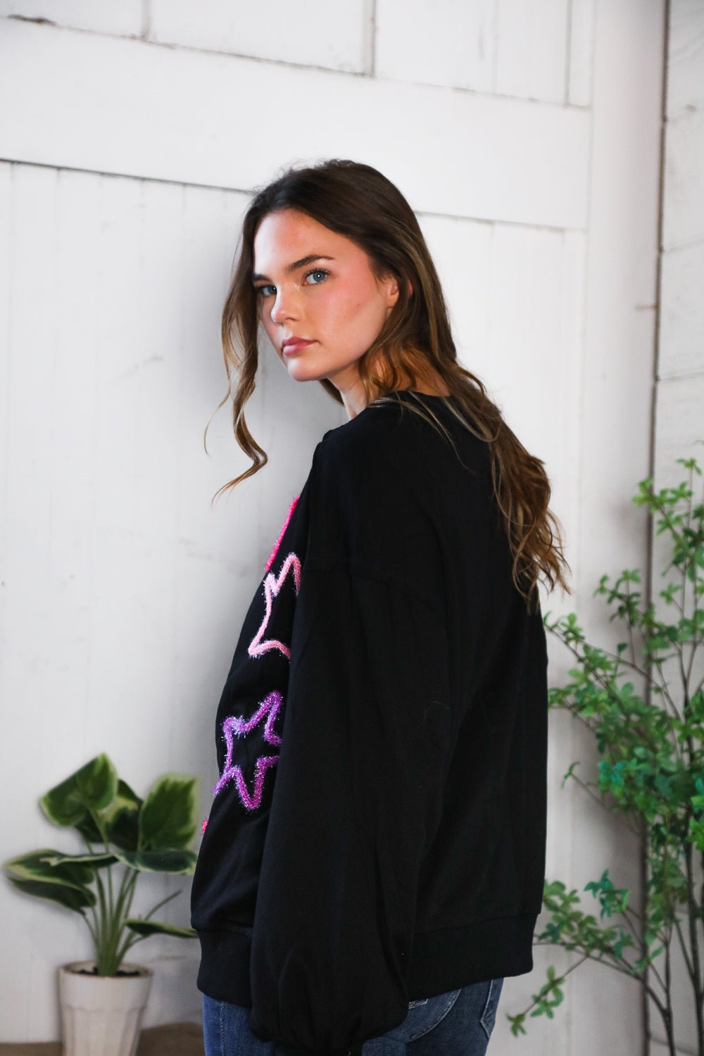 You Gave Me The Stars Cozy Sweater - Nikki and Co Boutique
