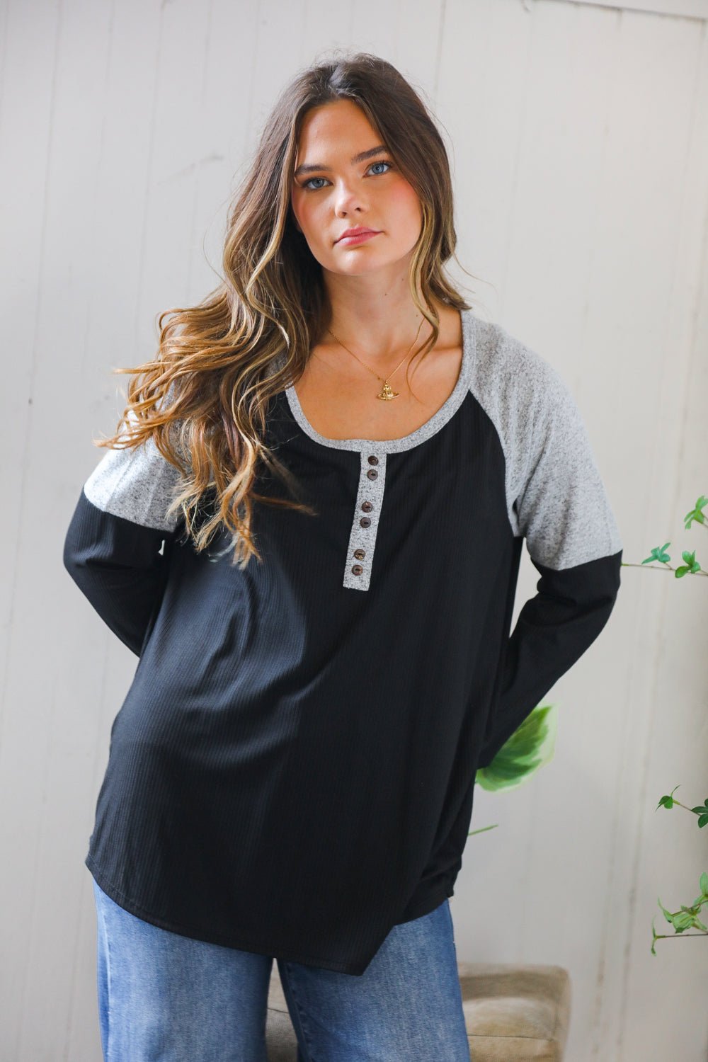 Cool Night on the Docks Long Sleeve - Nikki &amp; Co. Boutique
