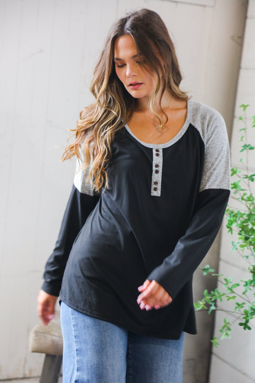 Cool Night on the Docks Long Sleeve - Nikki &amp; Co. Boutique