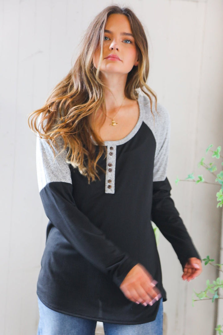 Cool Night on the Docks Long Sleeve - Nikki &amp; Co. Boutique