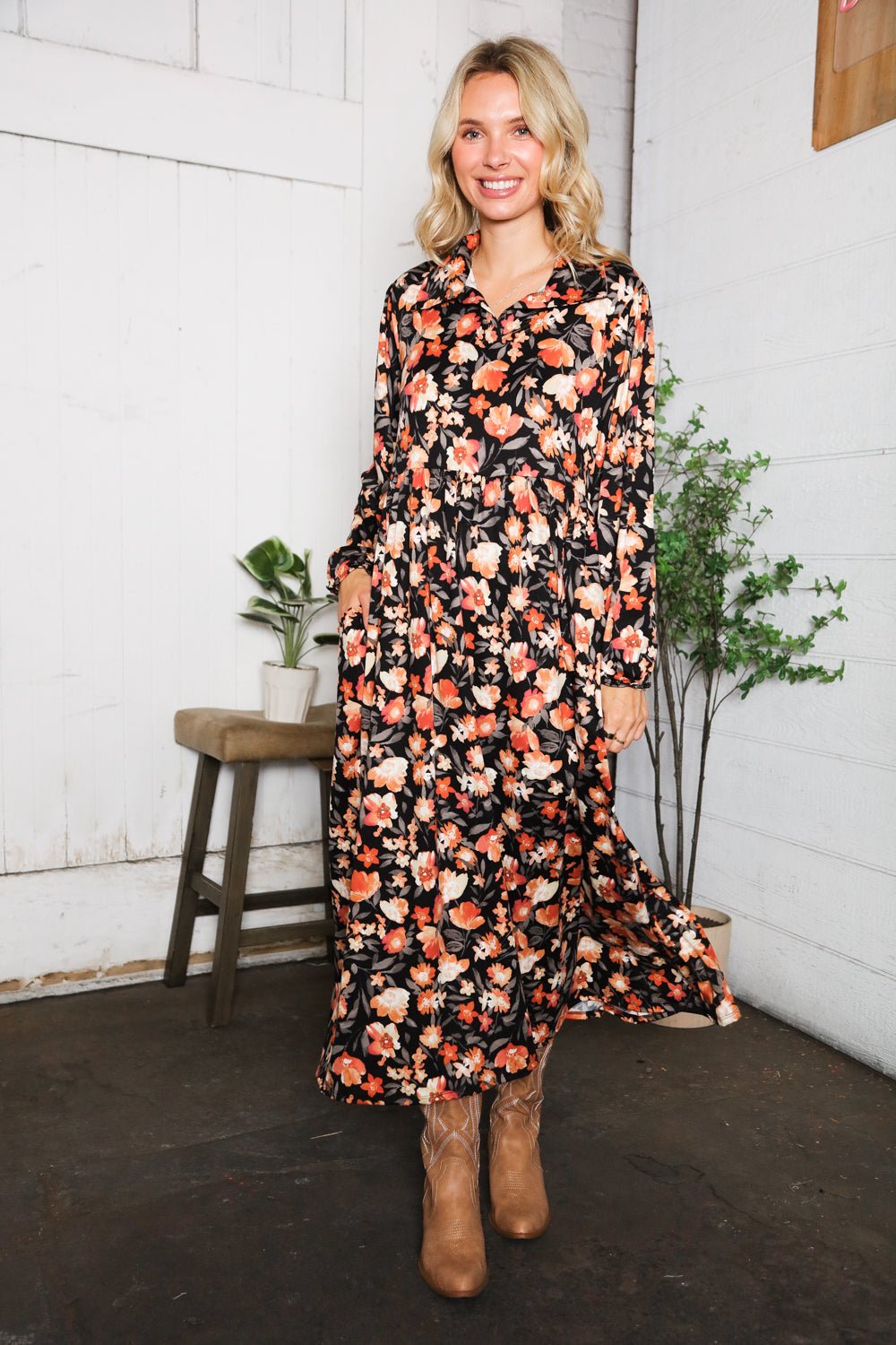 A Homestead Beauty Floral Dress - Nikki and Co Boutique