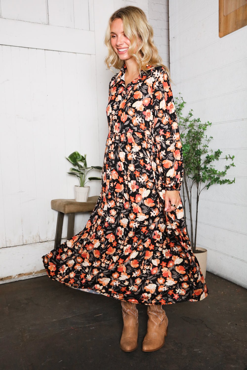 A Homestead Beauty Floral Dress - Nikki and Co Boutique