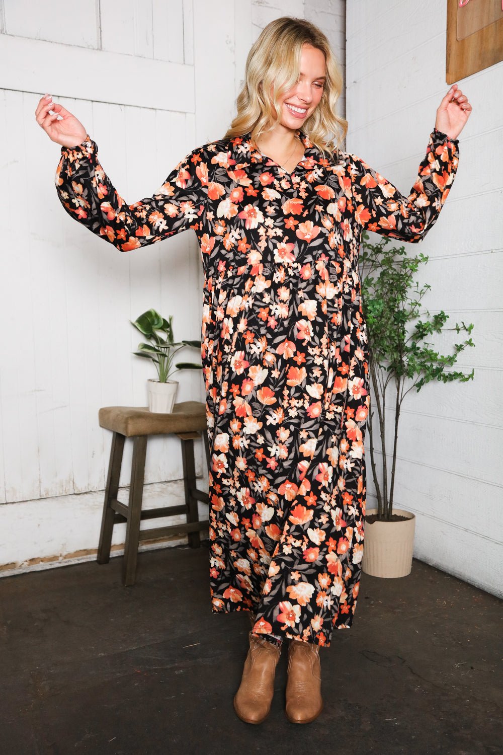 A Homestead Beauty Floral Dress - Nikki and Co Boutique