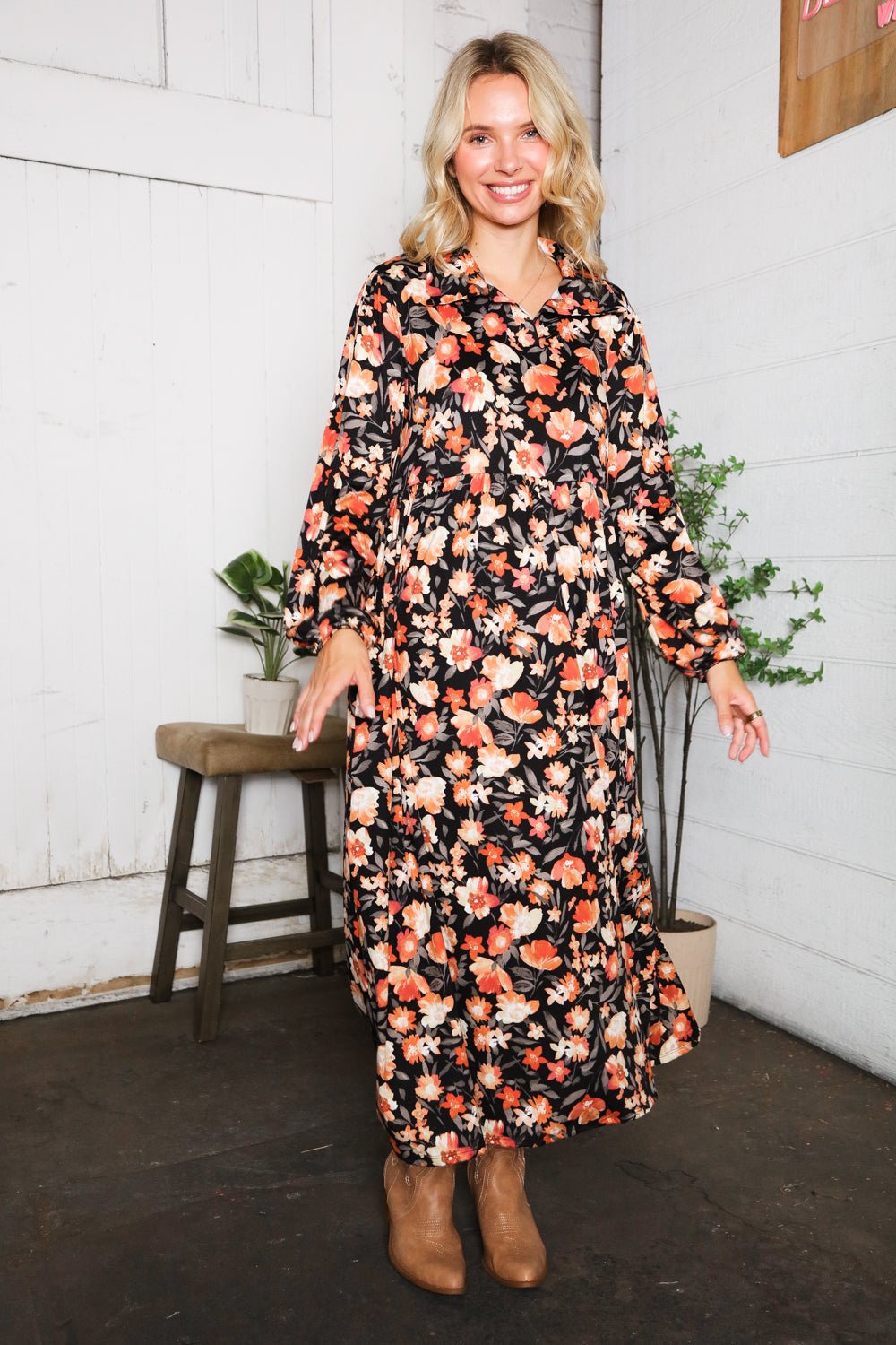 A Homestead Beauty Floral Dress - Nikki and Co Boutique
