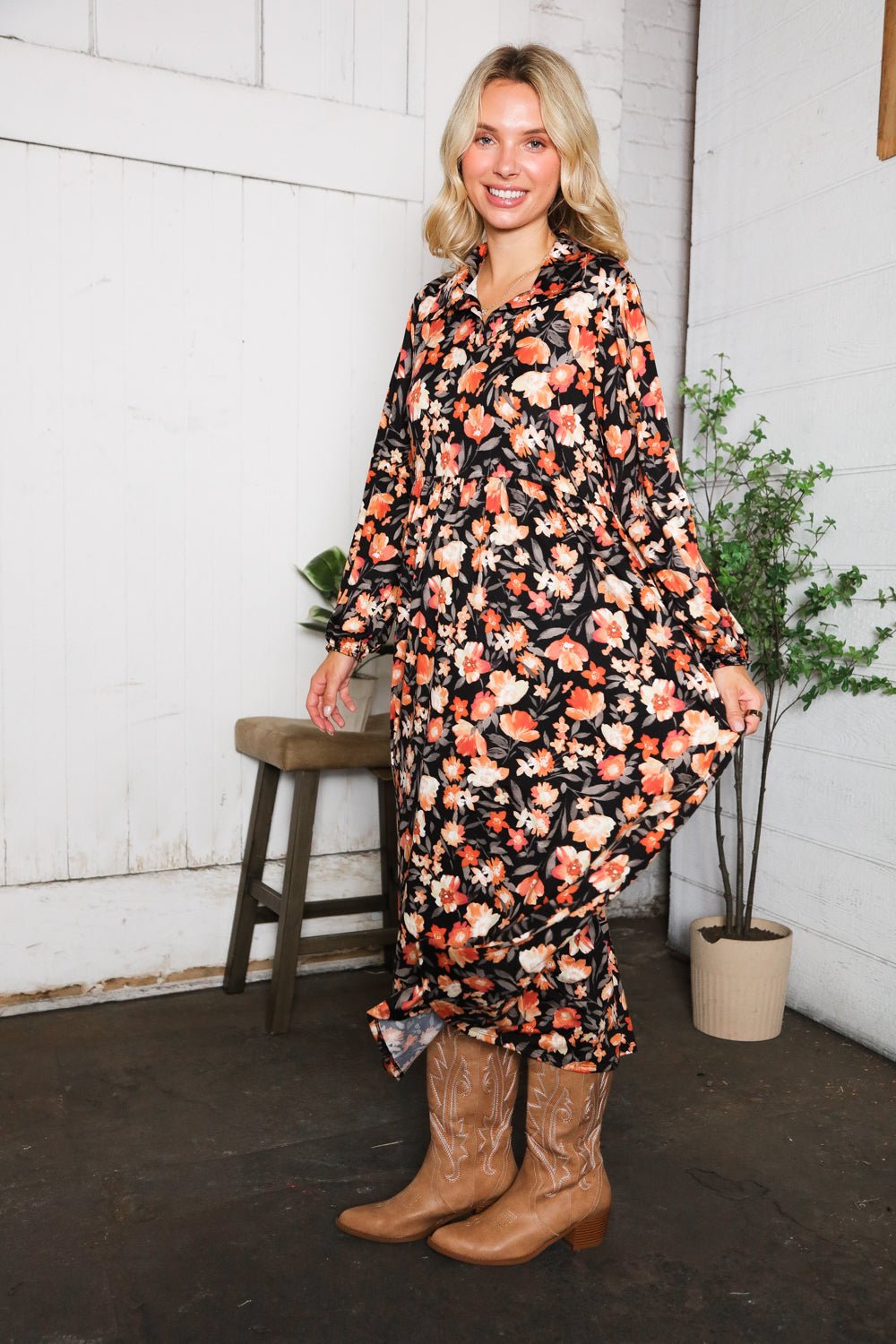 A Homestead Beauty Floral Dress - Nikki and Co Boutique