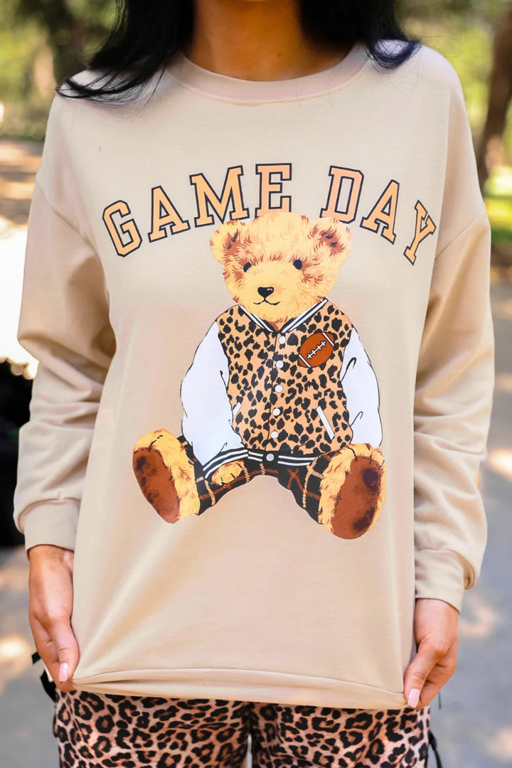 Benny the Bear Graphic Game Day Pullover (NP)
