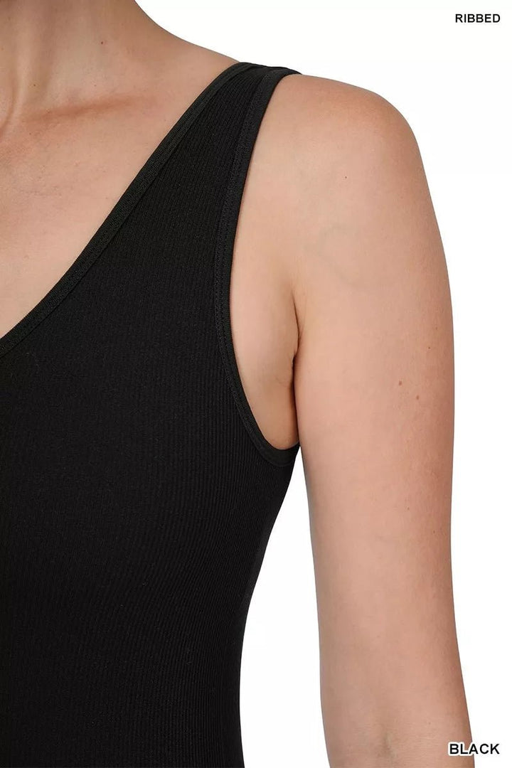 Zenana Ribbed Seamless Sports Romper | Nikki &amp; Co. Boutique