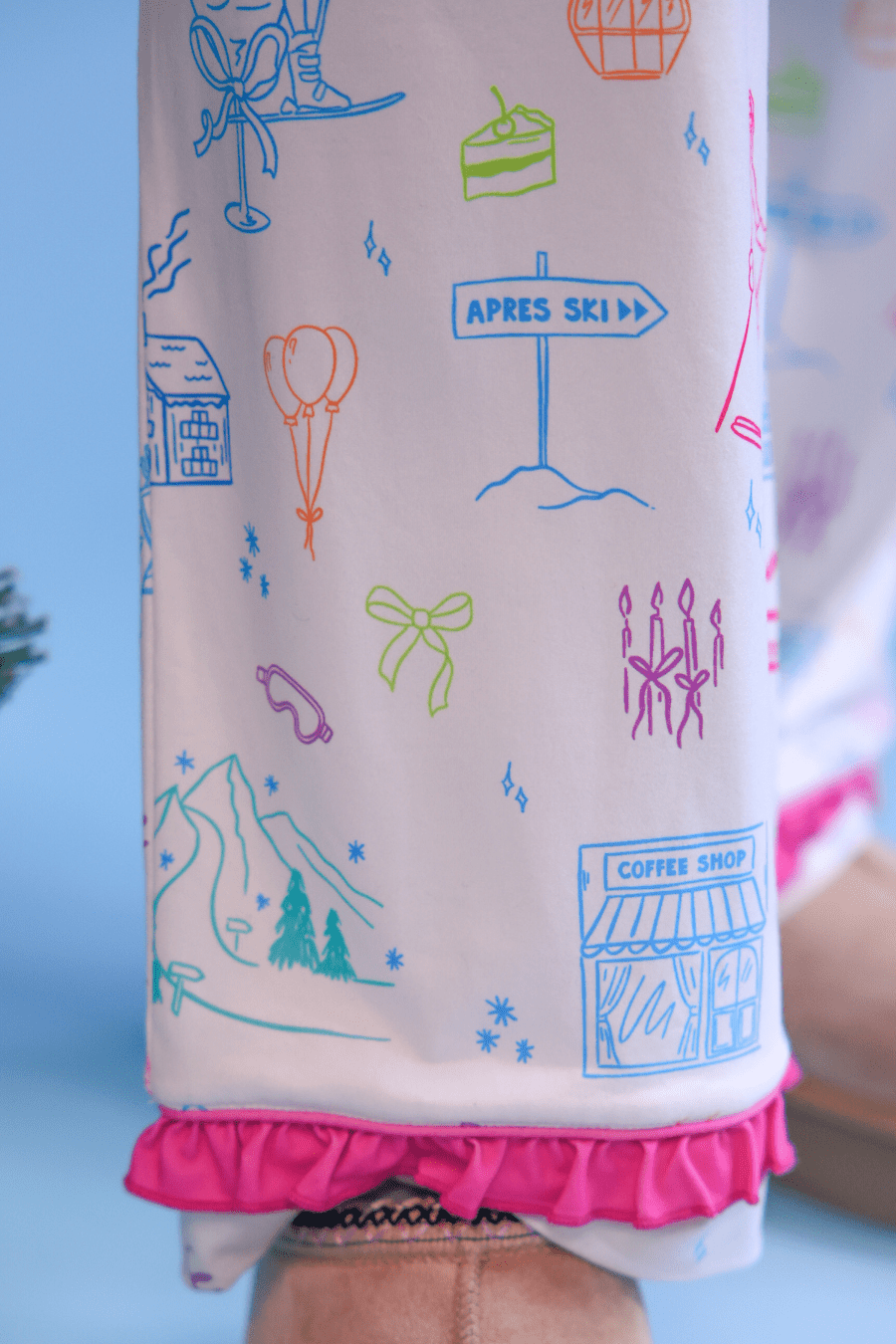 Après Ski Ruffle Pajama Set (Pre-order) - Nikki &amp; Co. Boutique