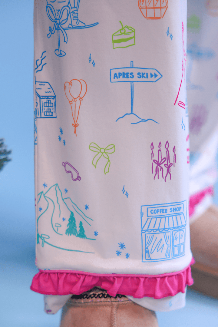 Après Ski Ruffle Pajama Set (Pre-order) - Nikki &amp; Co. Boutique
