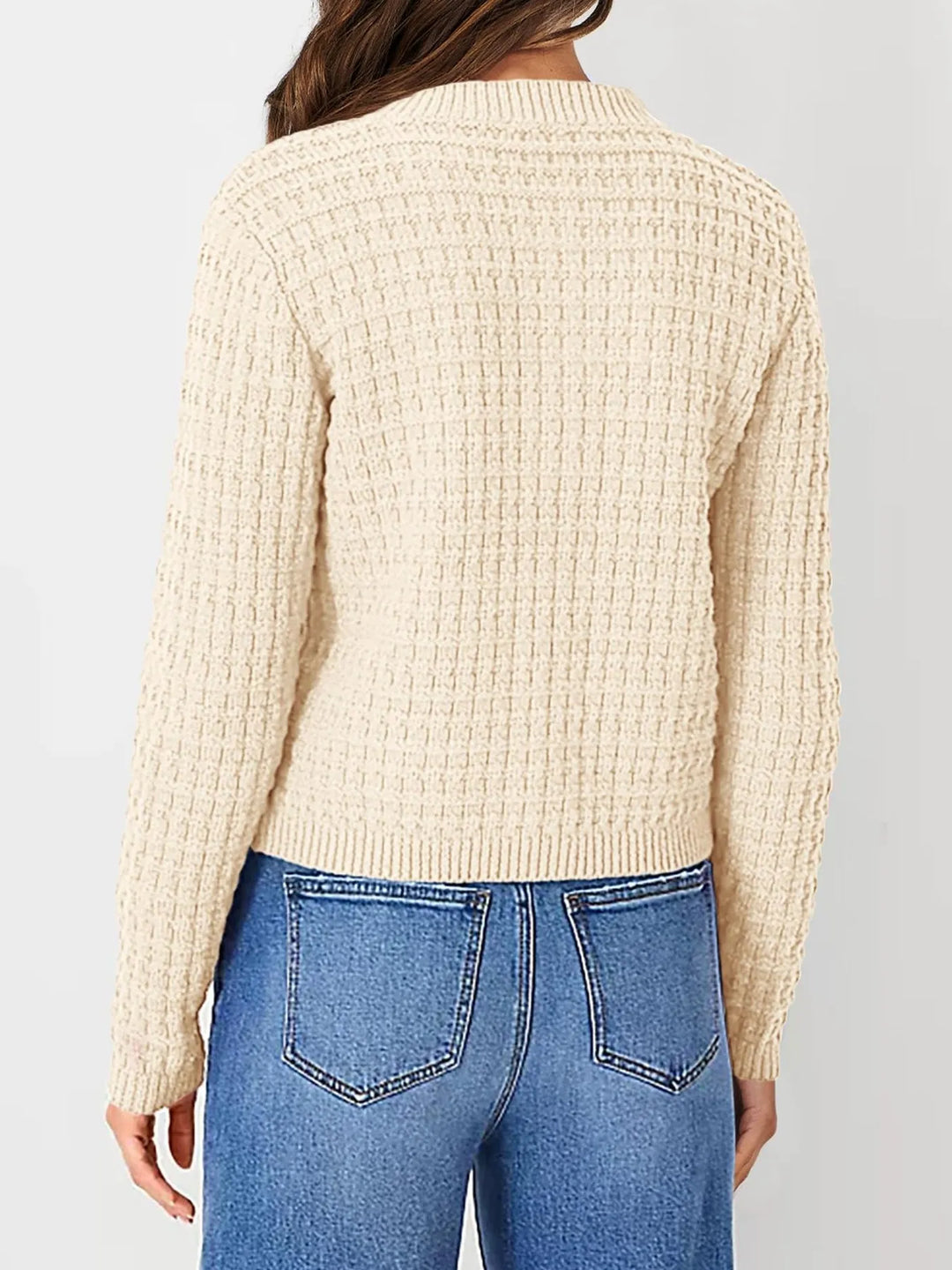 Textured Knit Button - Front Cardigan - Nikki &amp; Co. Boutique