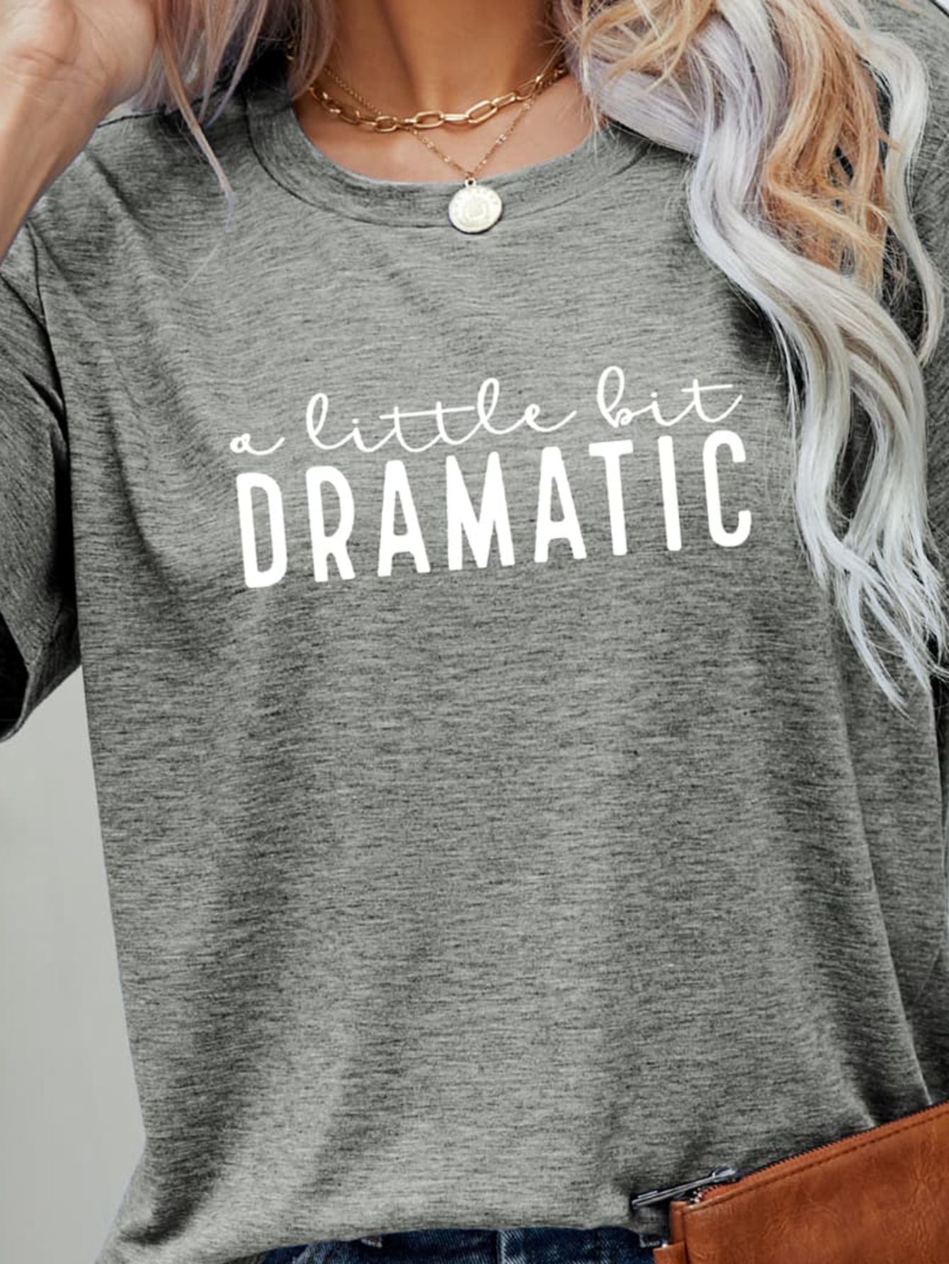 A LITTLE BIT DRAMATIC Graphic Tee - Nikki and Co Boutique
