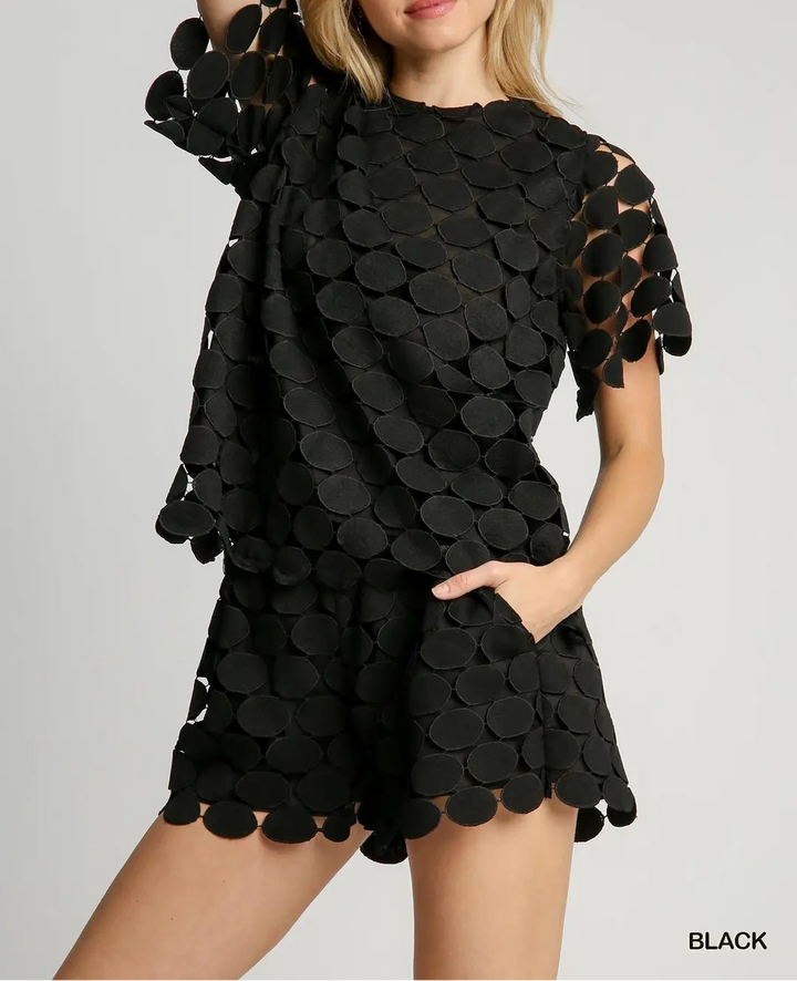 Polka Dot Lace Shorts (NP) - all sizes | Nikki &amp; Co. Boutique