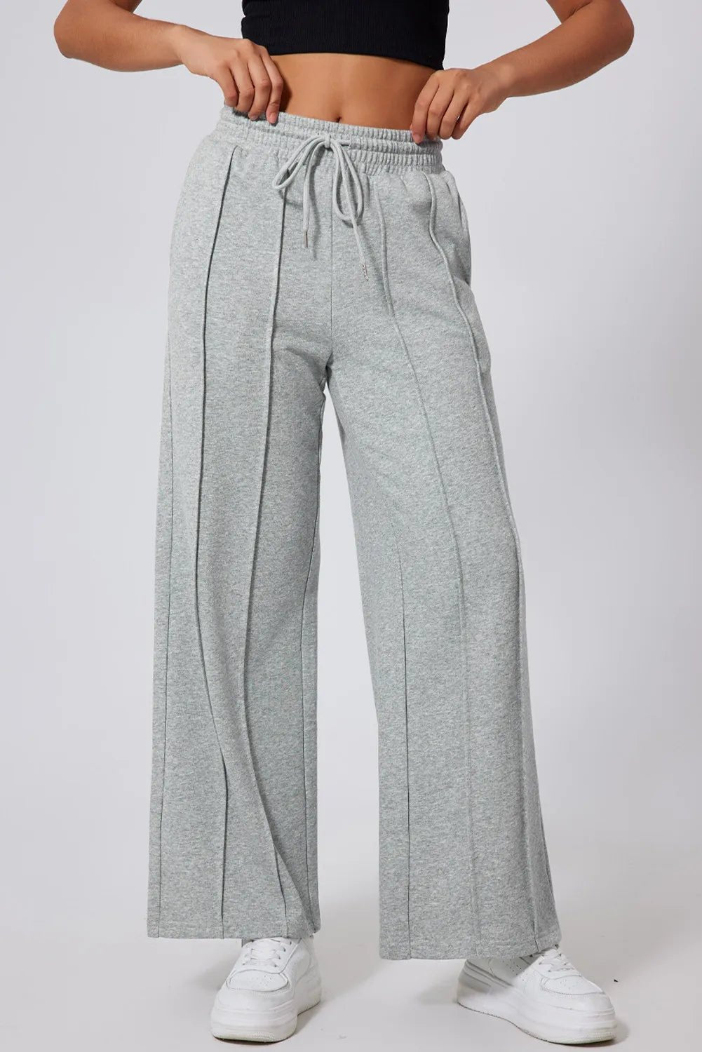 Drawstring Wide Leg Active Pants | Nikki & Co. Boutique