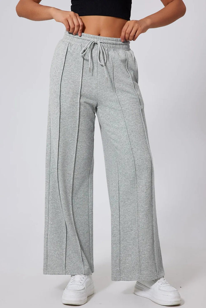 Drawstring Wide Leg Active Pants | Nikki &amp; Co. Boutique