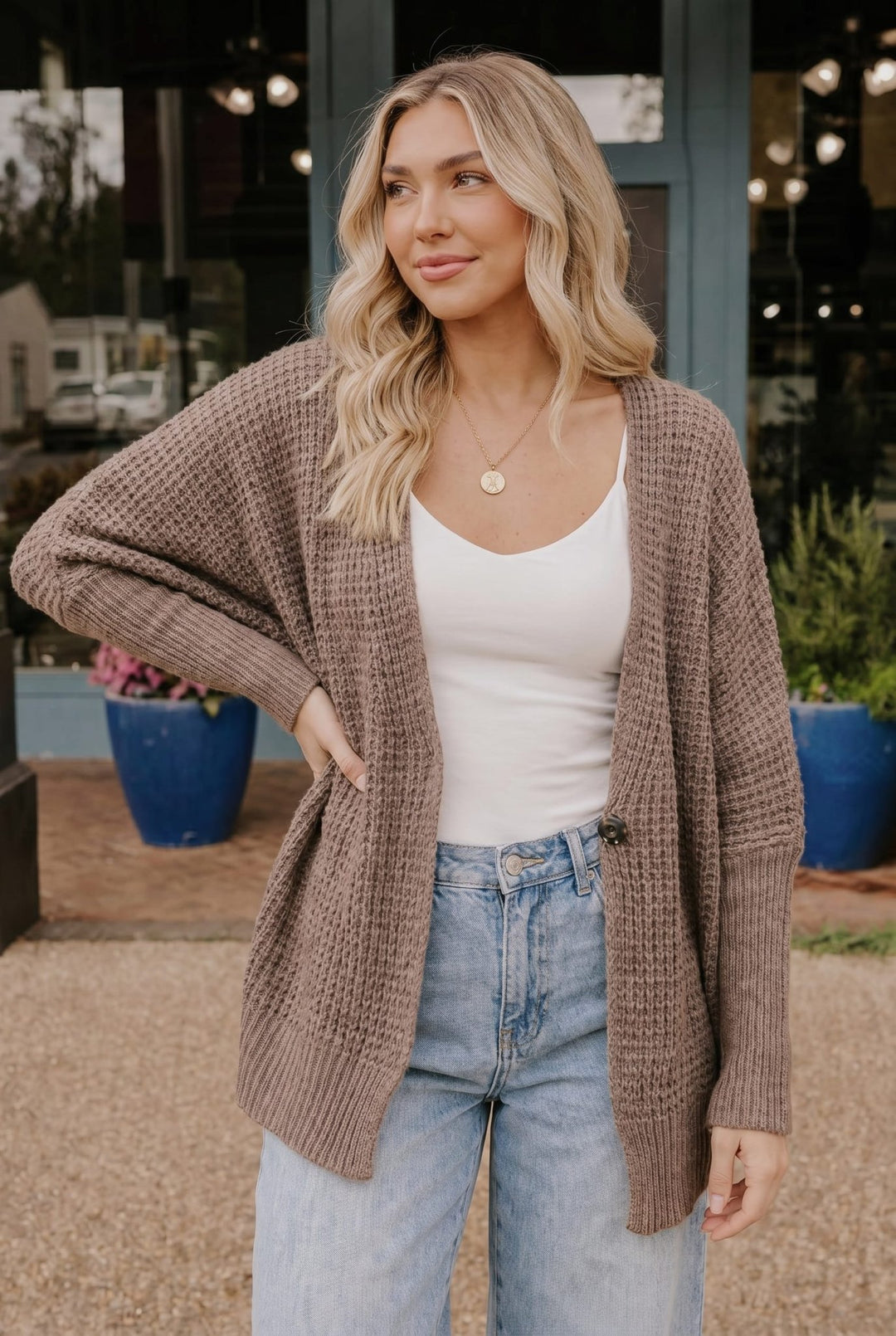 Chai Latte Knit Cardigan - Nikki &amp; Co. Boutique