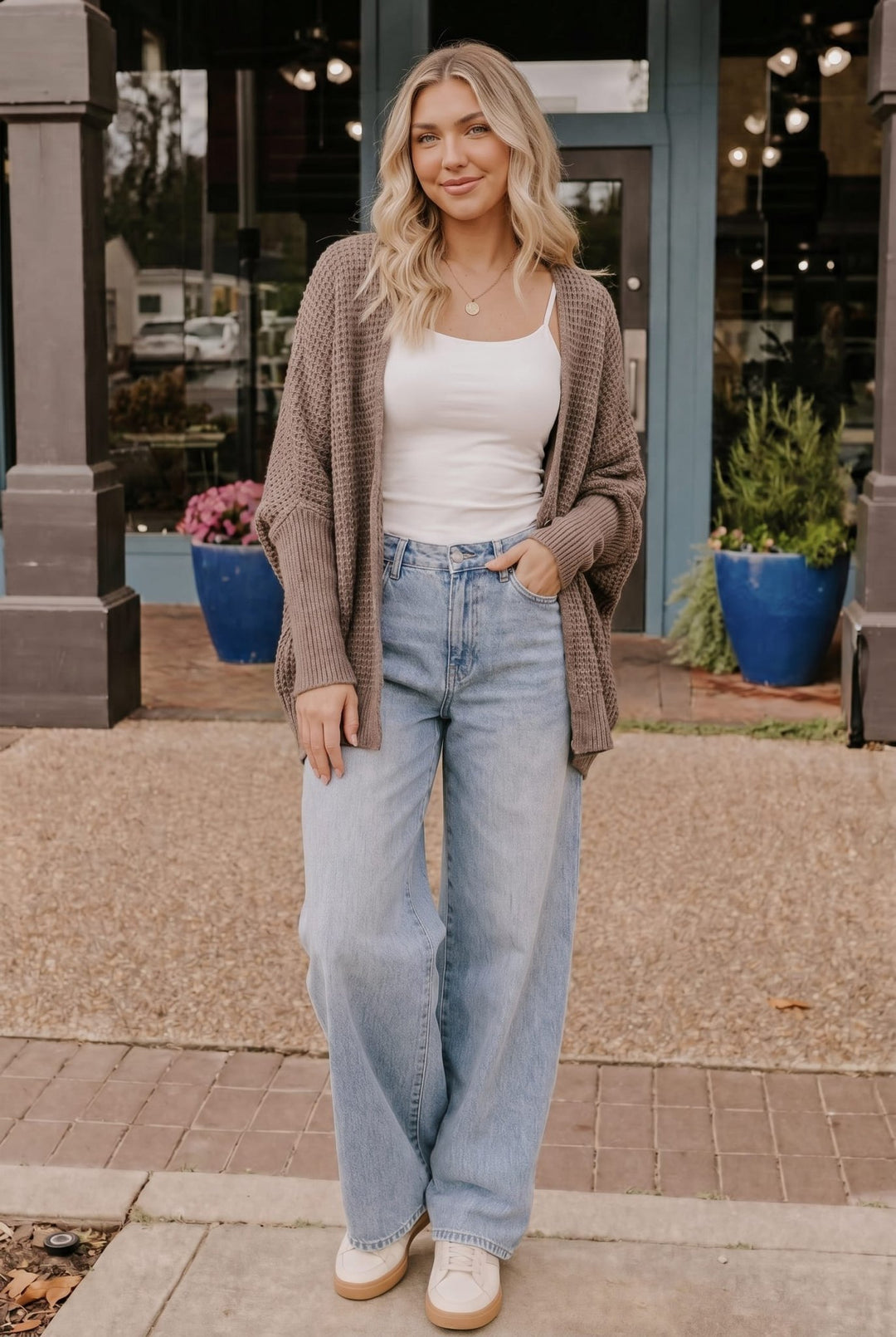 Chai Latte Knit Cardigan - Nikki &amp; Co. Boutique
