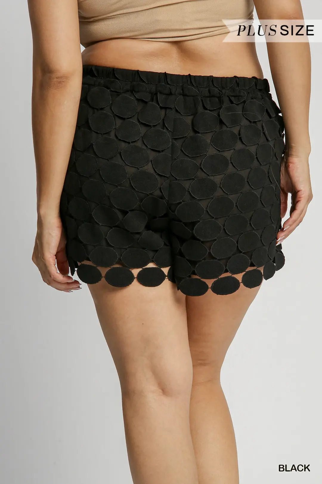 Polka Dot Lace Shorts (NP) - all sizes - Nikki and Co Boutique