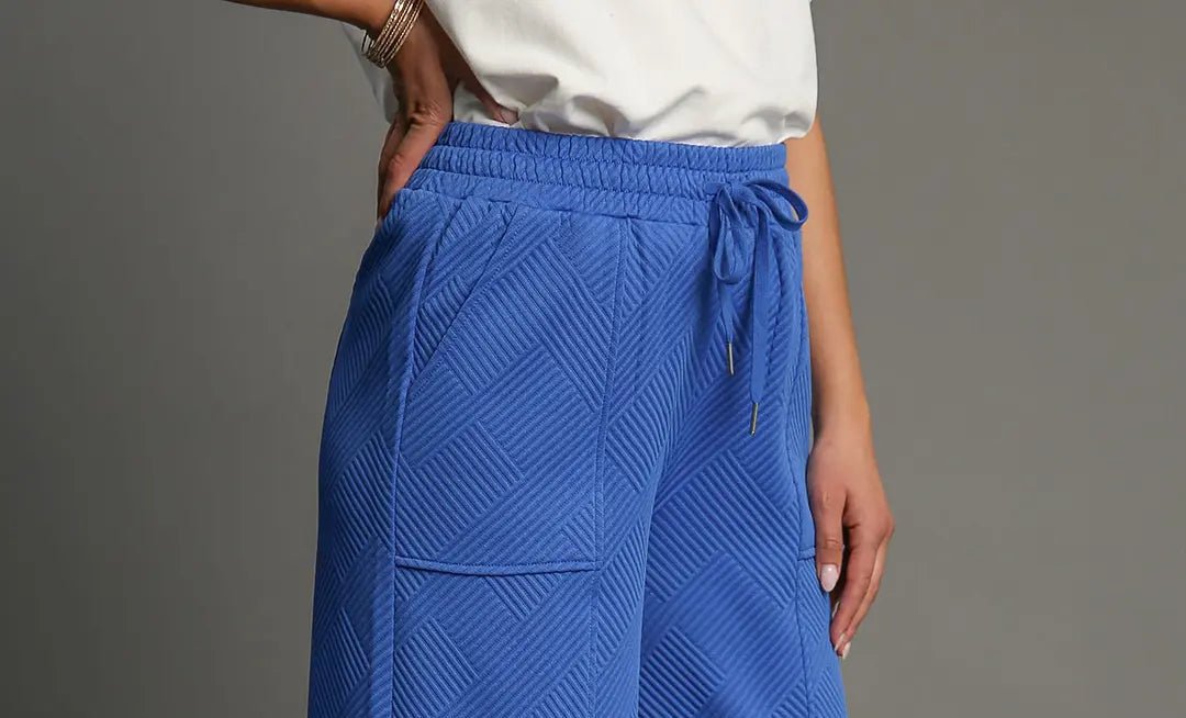 Lightweight Jacquard Shorts, Front Tie (NP) - Plus,  3 Colors (Buy the Tops &amp; Shorts and save) | Nikki &amp; Co. Boutique
