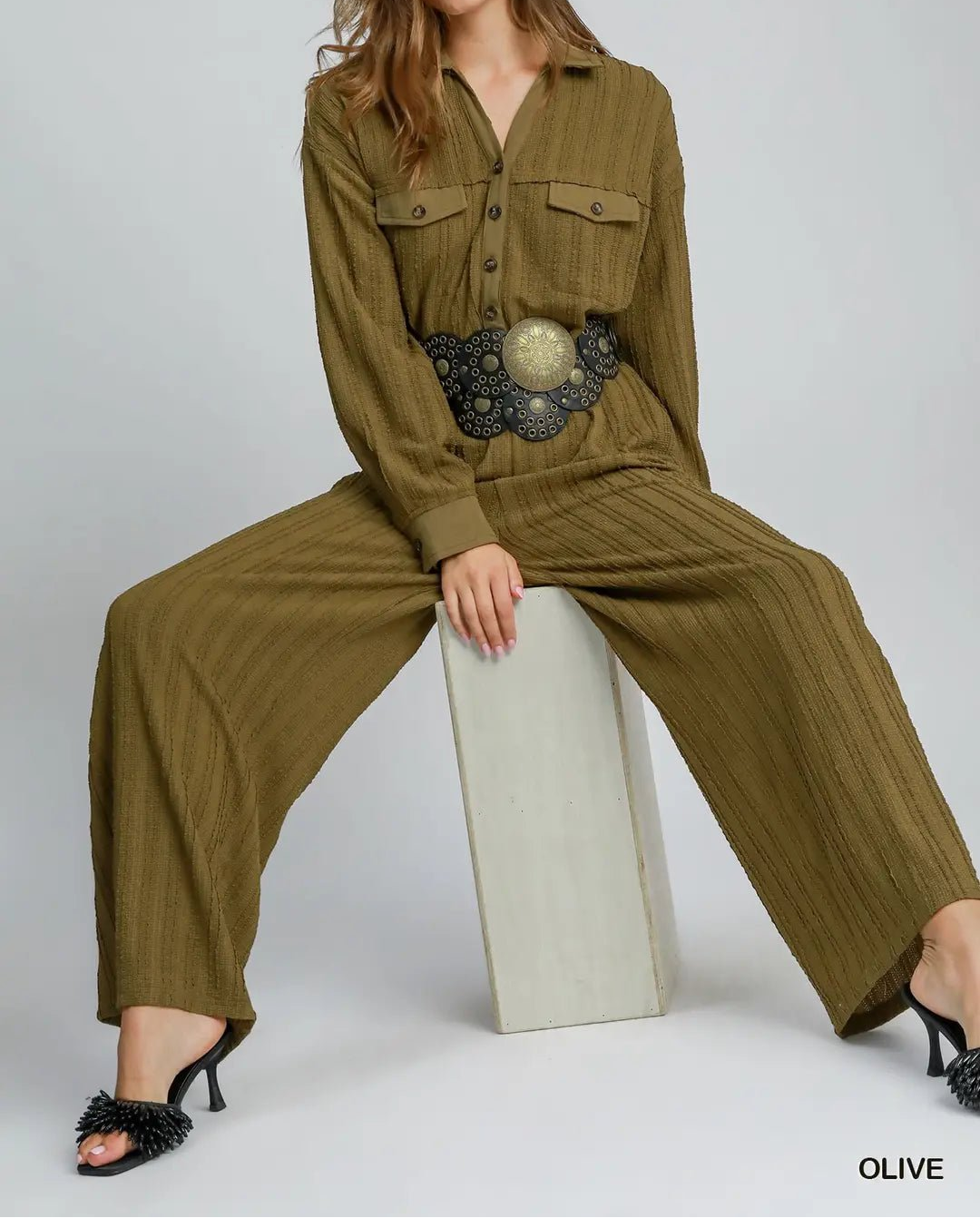 Textured Knit Jumpsuit (NP) - Color options! | Nikki &amp; Co. Boutique