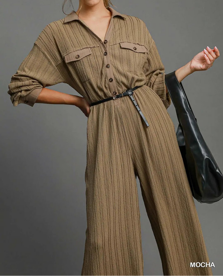Textured Knit Jumpsuit (NP) - Color options! | Nikki &amp; Co. Boutique
