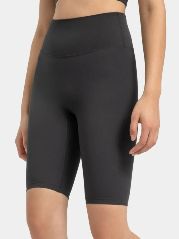 Millennia High Rise Wide Waistband Active Shorts | Nikki &amp; Co. Boutique