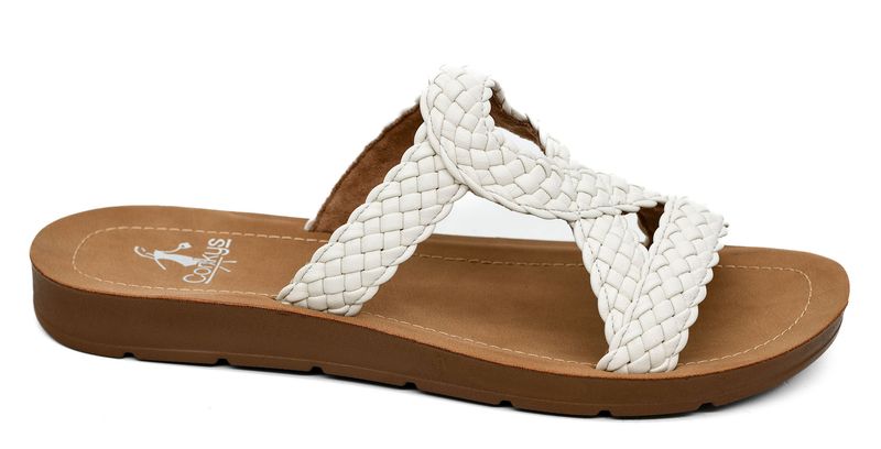 Corky's All Tangled Up Sandals (NP) - Ivory