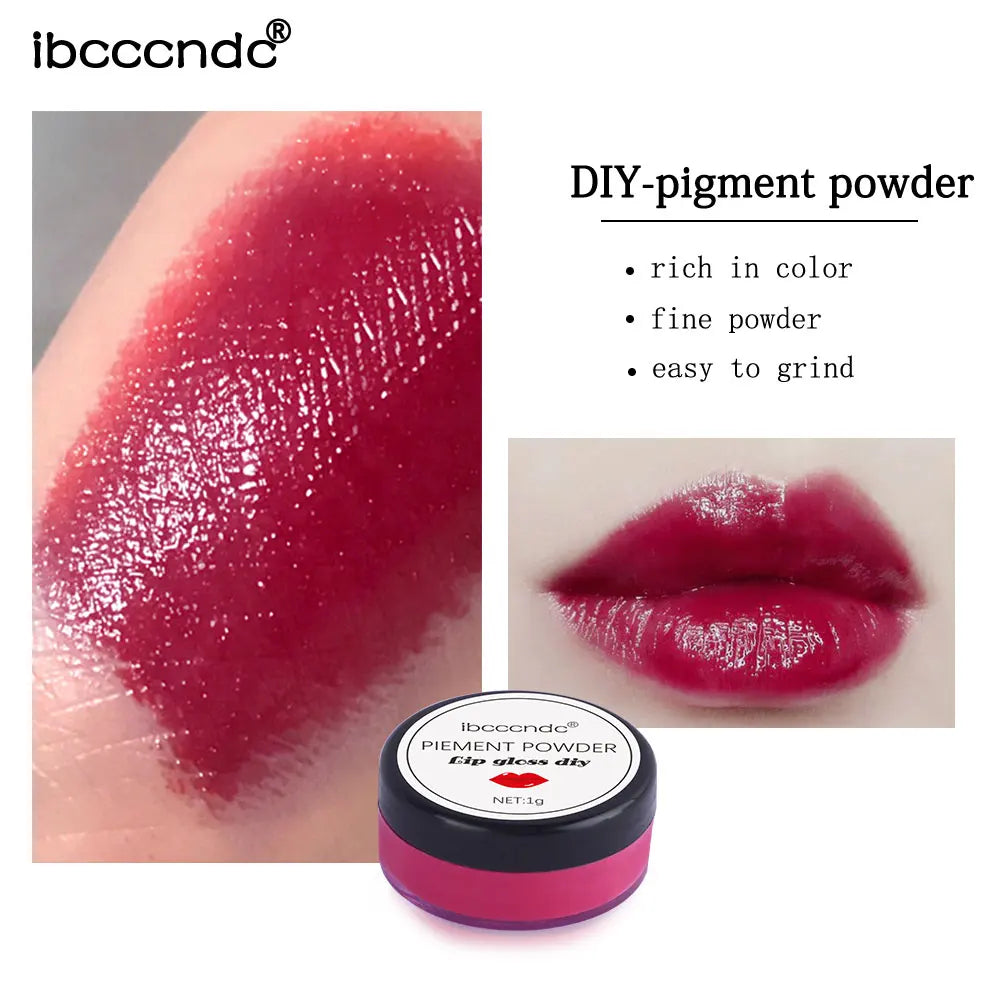 1g Brand New DIY Lip gloss Pigment Powder - Lipstick Pigment for DIY Lip gloss, Powder Pigment Makeup Lip Stick Comestics
