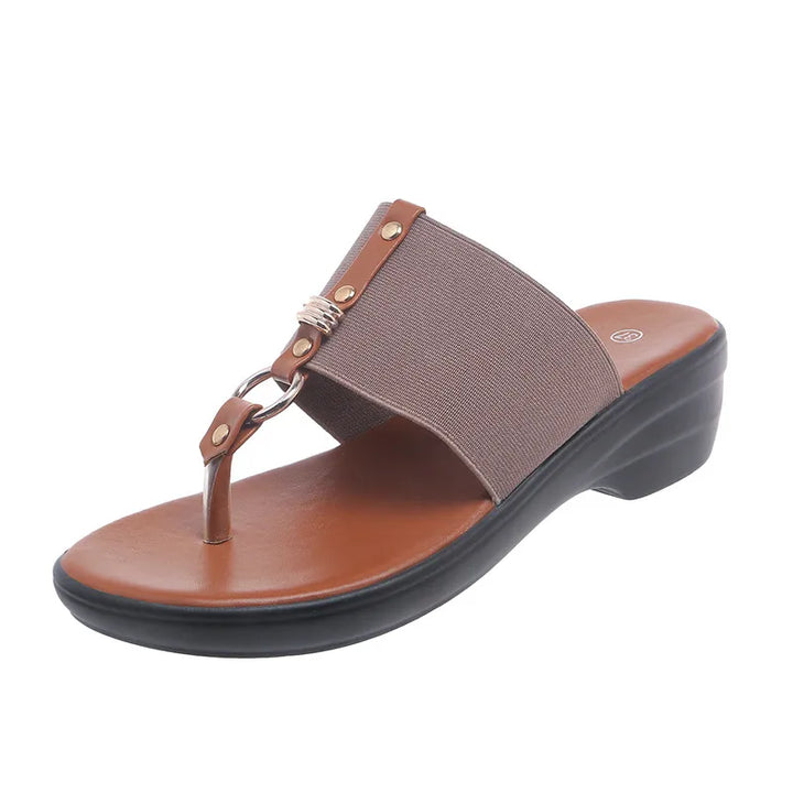 Toe Post Wedge Sandals | Nikki &amp; Co. Boutique