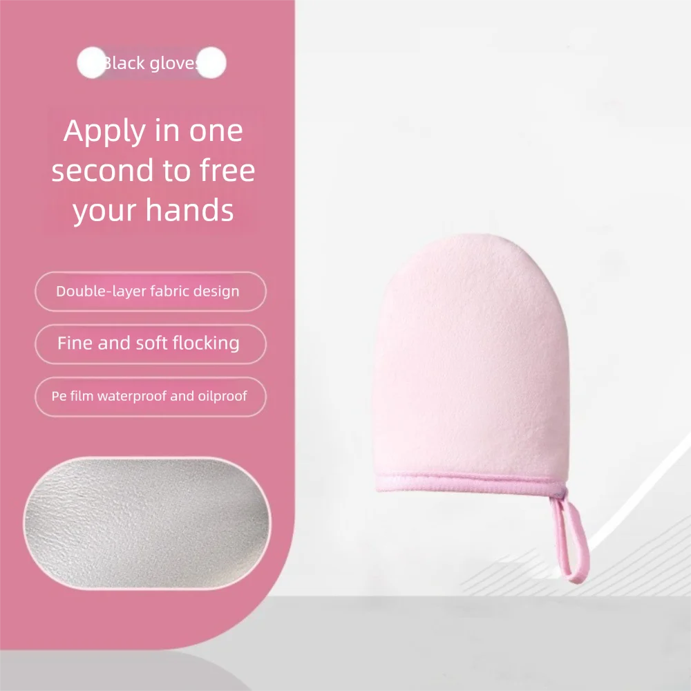 3-In-1 Body Lotion Glove Makeup Applicator, Reusable Hands Applicator, Bath Cleaning Tools Double-Sided