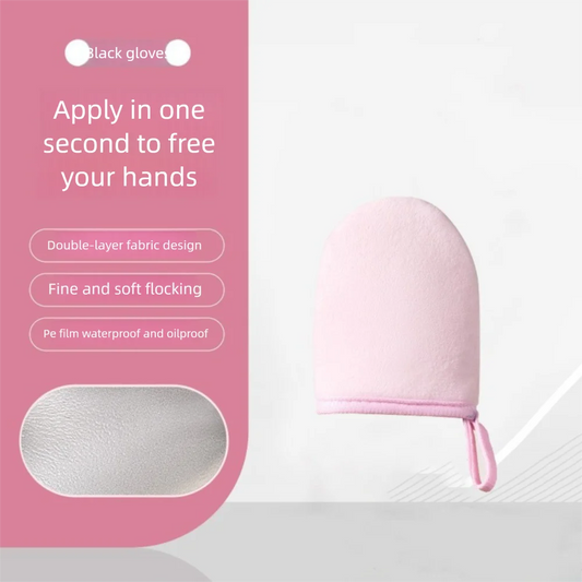 3-In-1 Body Lotion Glove Makeup Applicator, Reusable Hands Applicator, Bath Cleaning Tools Double-Sided