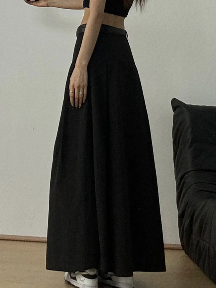 High Waist A - Line Maxi Skirt - Nikki &amp; Co. Boutique