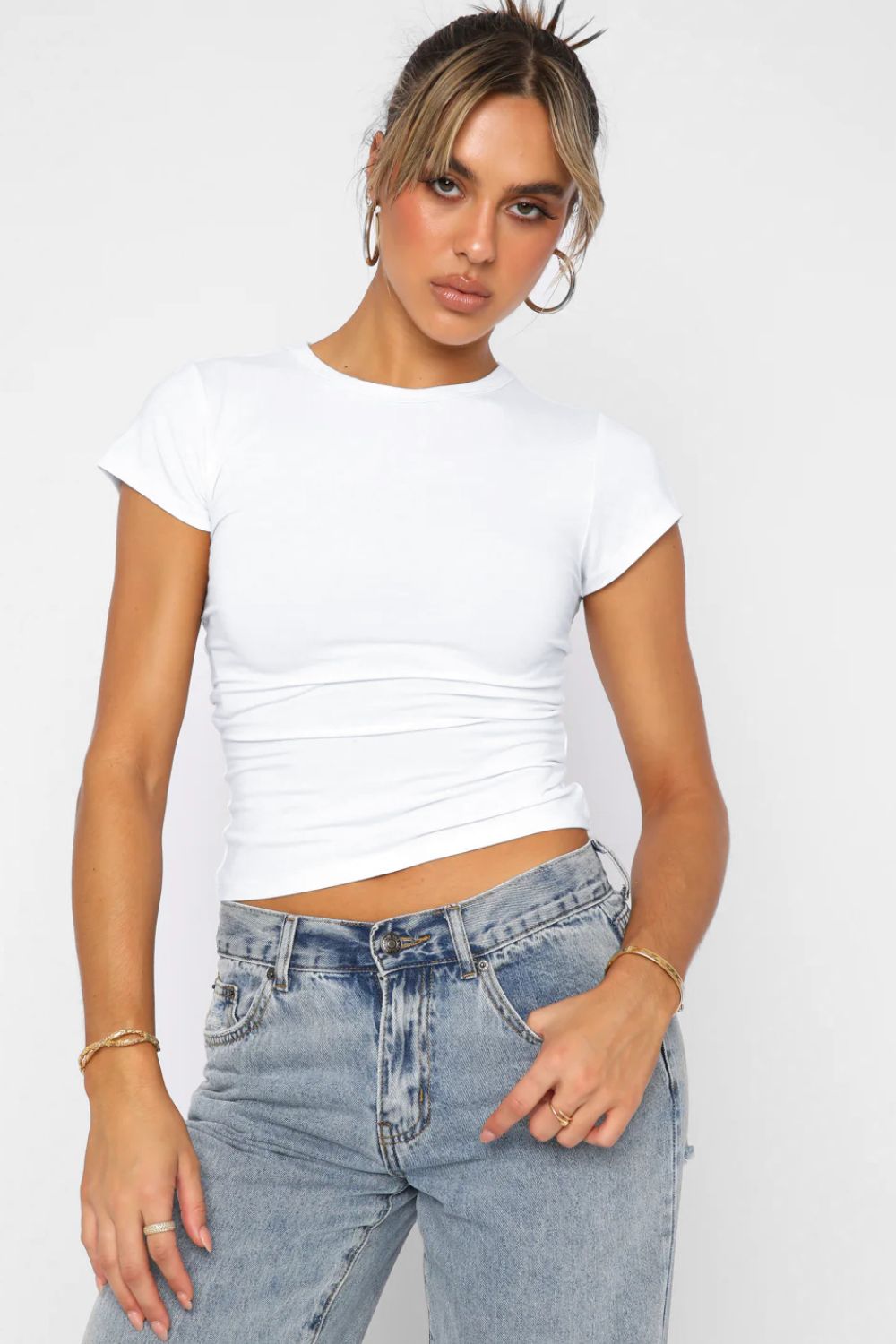 Crewneck Shorts Sleeve Tees | Nikki &amp; Co. Boutique