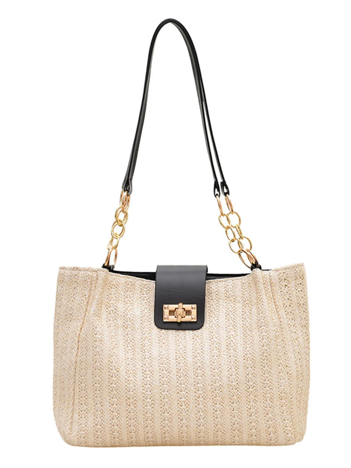 Woven Straw Shoulder Bag - Nikki &amp; Co. Boutique